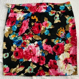 Floral Mini Skirt